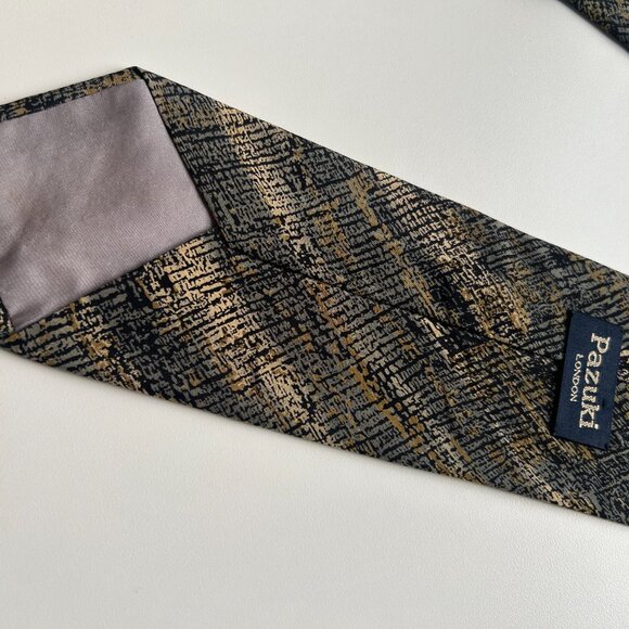 90s Pazuki London silk tie - Picture 3 of 3